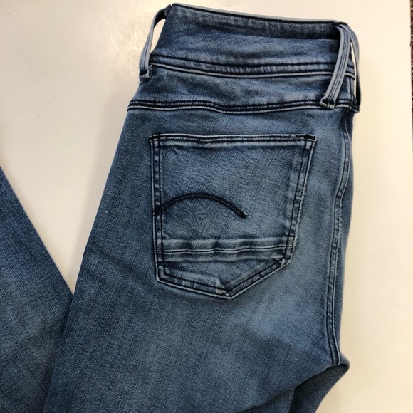 G-Star Lynn Mid Rise Super Skinny Jeans - Picture 7 of 16
